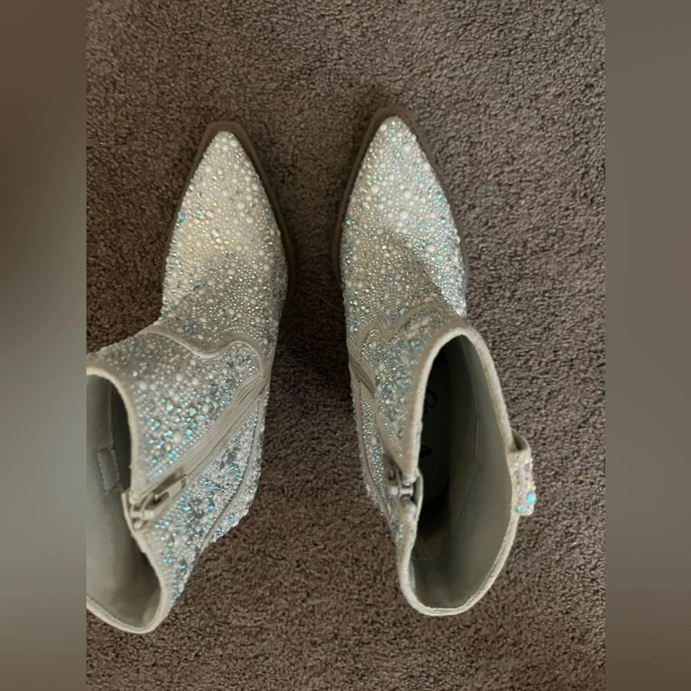 Kady Glitz Western Ankle Boot, Sz 7 NWOB - Picture 8 of 9